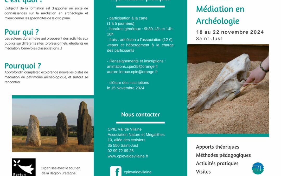 Semaine de Formation à la Médiation en Archéologie